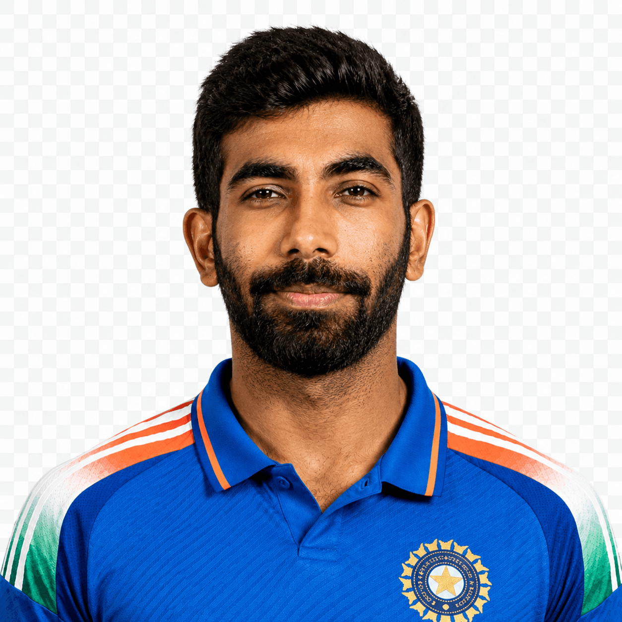 J. Bumrah cricket player portrait