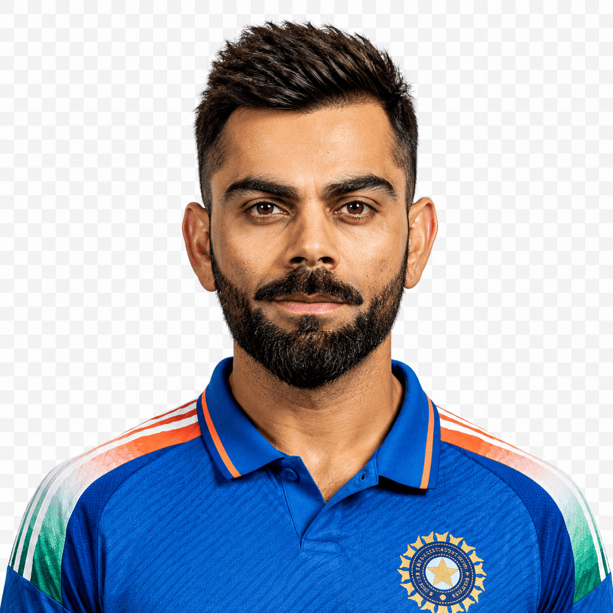 V. Kohli cricket player portrait